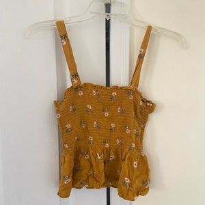 American Eagle cropped flowy top